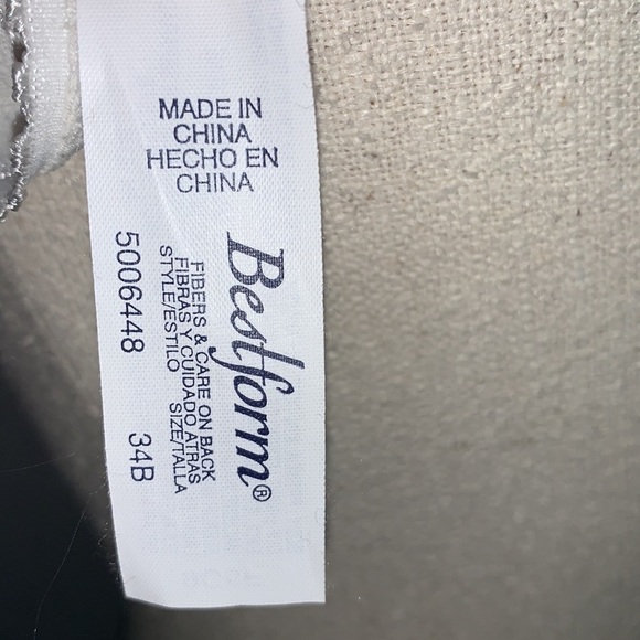 Bestform bra NWT woman’s size 34B white embroidery - Picture 8 of 9